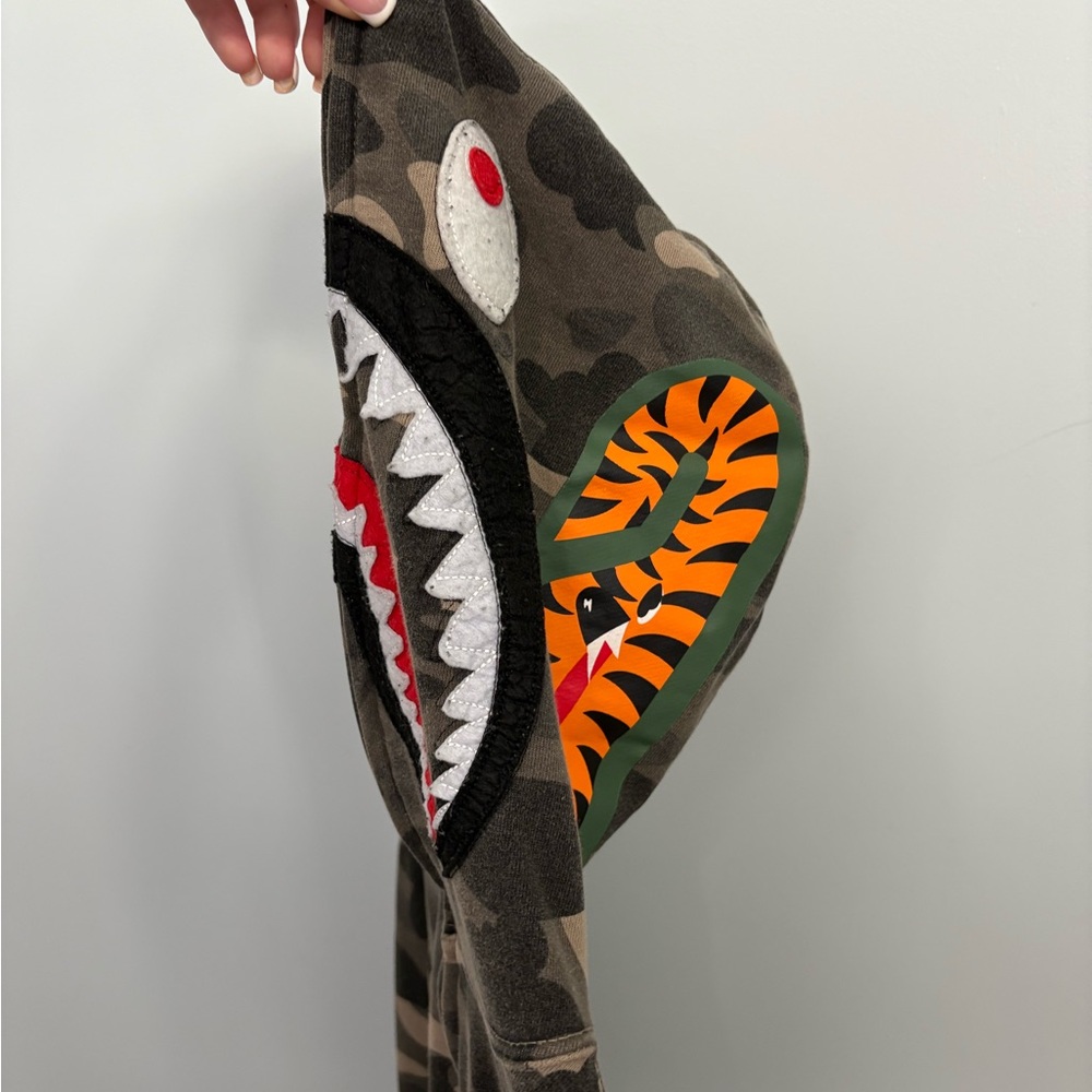 Bape Camouflage Shark Hoodie